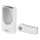 Campainha sem fios 3xAA/1xCR2032 IP44 branco/prateado