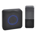 Campainha sem fios alimentada a pilhas 3V/3xAAA IP56 preto