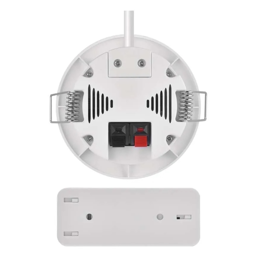 Campainha sem fios encastrada 230V + 1xCR2032 branca