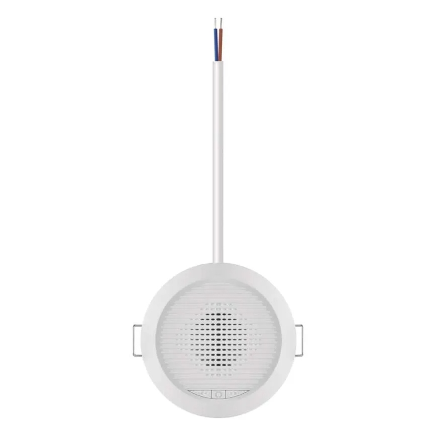 Campainha sem fios encastrada 230V + 1xCR2032 branca