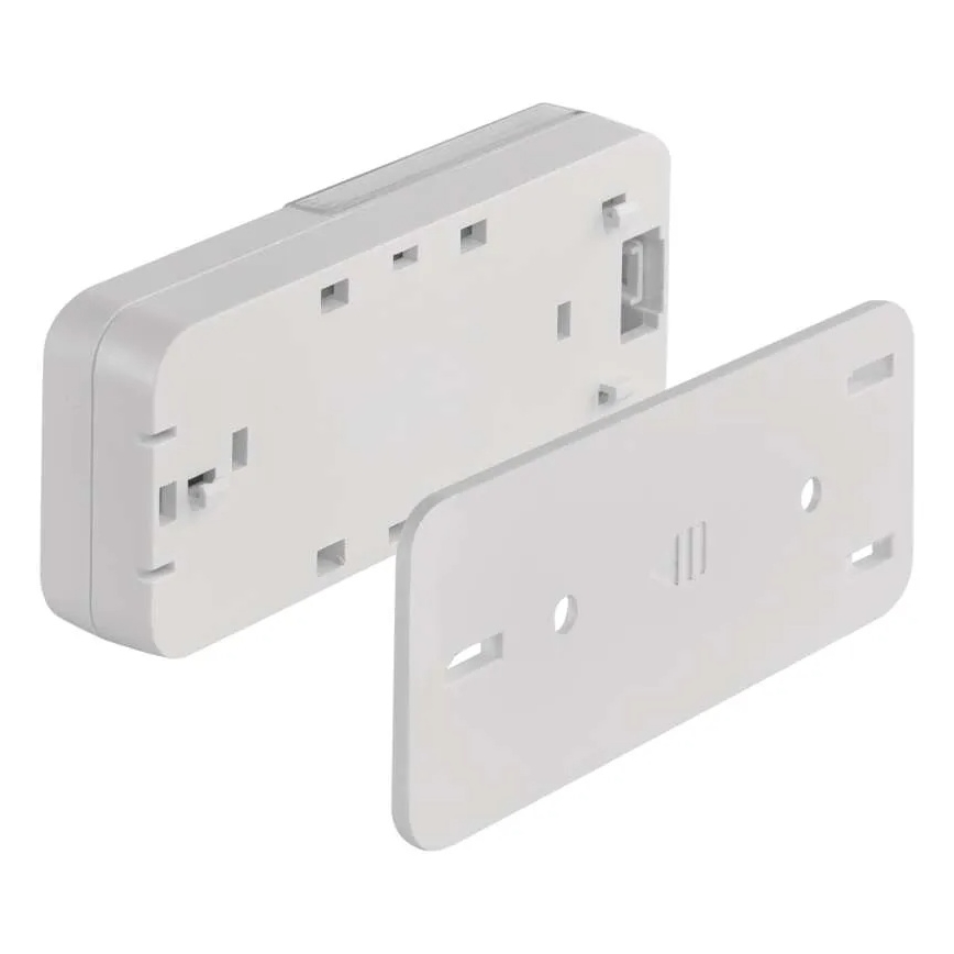 Campainha sem fios para tomada 230V + 1xCR2032 branca