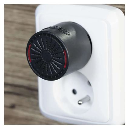 Campainha sem fios para tomada 230V + 1xCR2032 preta