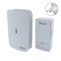 Campainha sem fios para tomada PIEZO BELL 230V + 1x23A IP40 branca