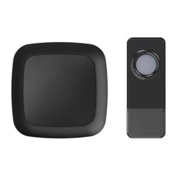 Campainha Sem Fios Plug-in 230V/1xA23 IP55 preto