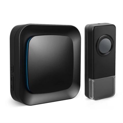 Campainha Sem Fios Plug-in 230V/1xA23 IP55 preto
