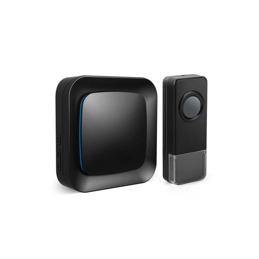 Campainha Sem Fios Plug-in 230V/1xA23 IP55 preto