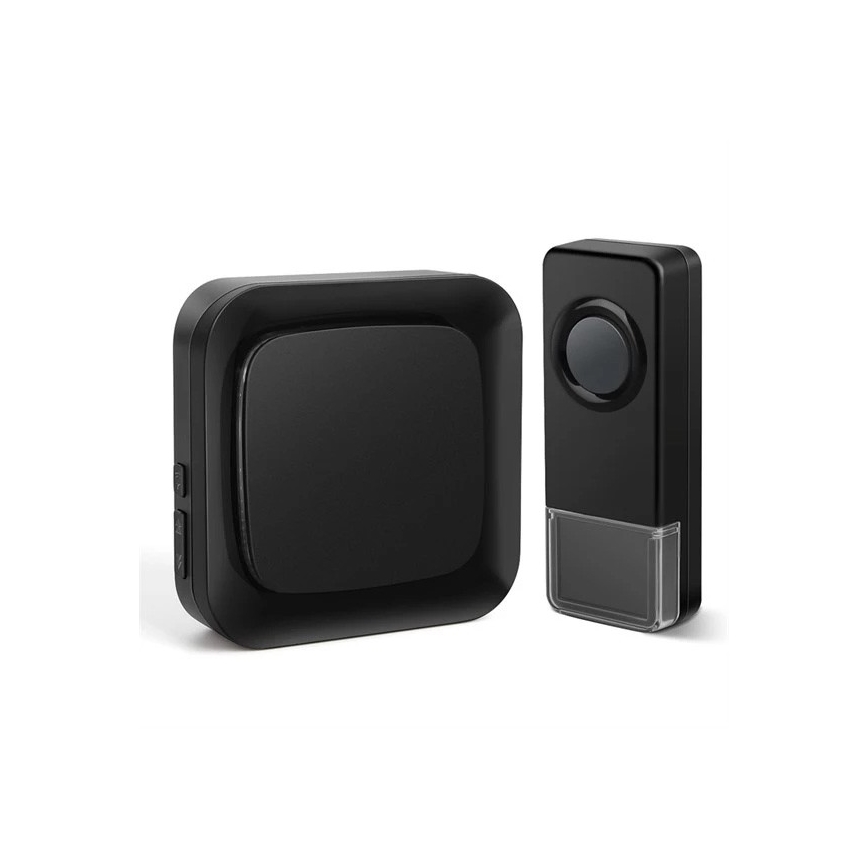 Campainha Sem Fios Plug-in 230V/1xA23 IP55 preto