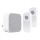 Campainha Sem Fios Plug-in 230V + 2x botão 2xCR2032 IP44 branco