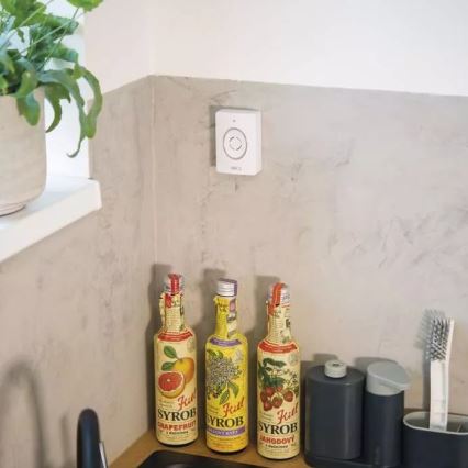 Campainha de vídeo sem fios com painel solar GoSmart 4400 mAh 3xAA IP44 Wi-Fi Tuya