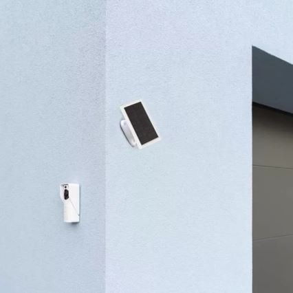 Campainha de vídeo sem fios com painel solar GoSmart 4400 mAh 3xAA IP44 Wi-Fi Tuya