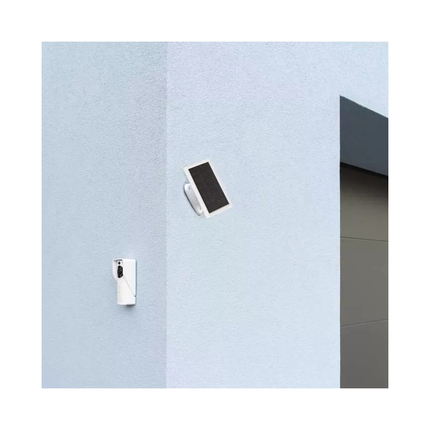 Campainha de vídeo sem fios com painel solar GoSmart 4400 mAh 3xAA IP44 Wi-Fi Tuya