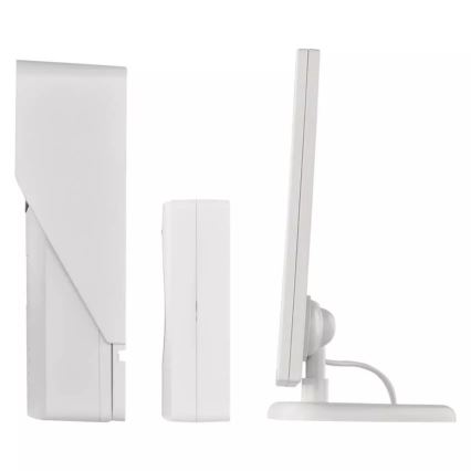 Campainha de vídeo sem fios com painel solar GoSmart 4400 mAh 3xAA IP44 Wi-Fi Tuya