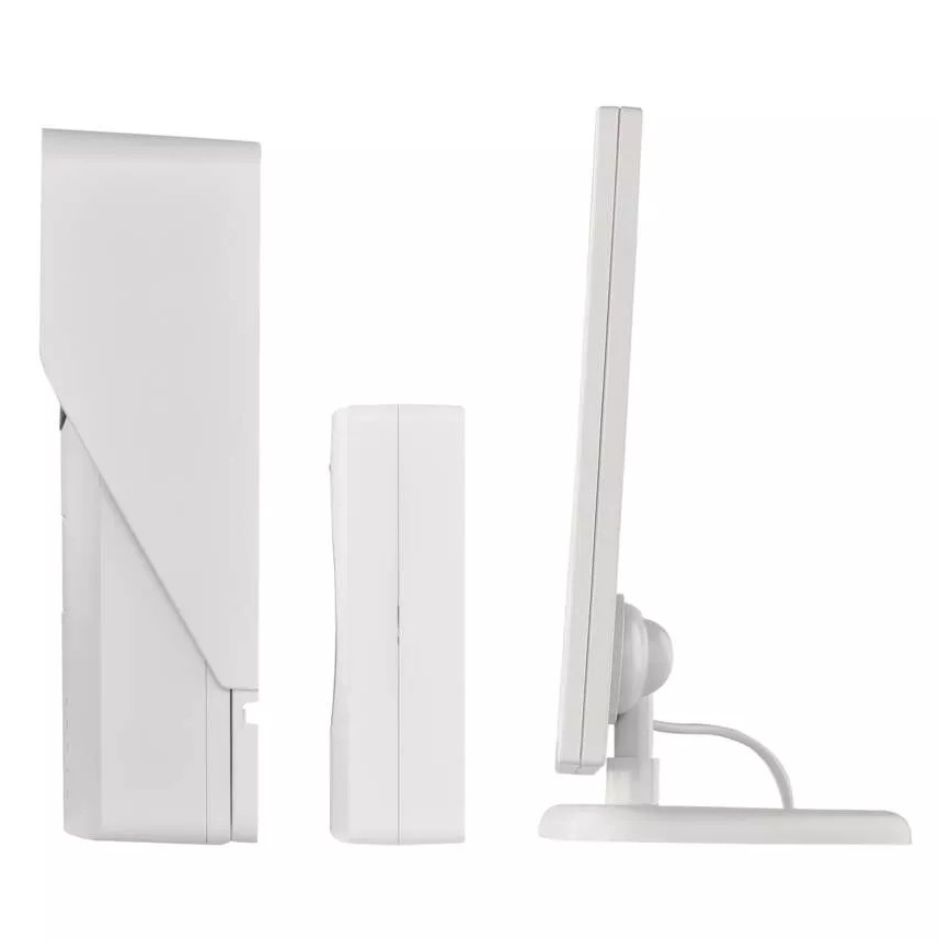 Campainha de vídeo sem fios com painel solar GoSmart 4400 mAh 3xAA IP44 Wi-Fi Tuya