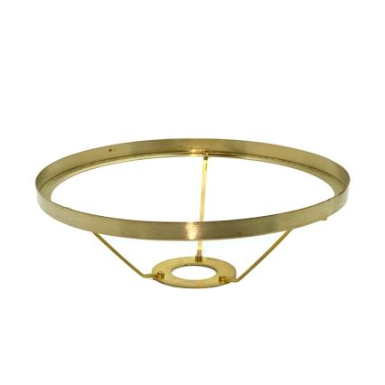 Candeeiro a óleo com uma pewter stand 45 cm verde floresta