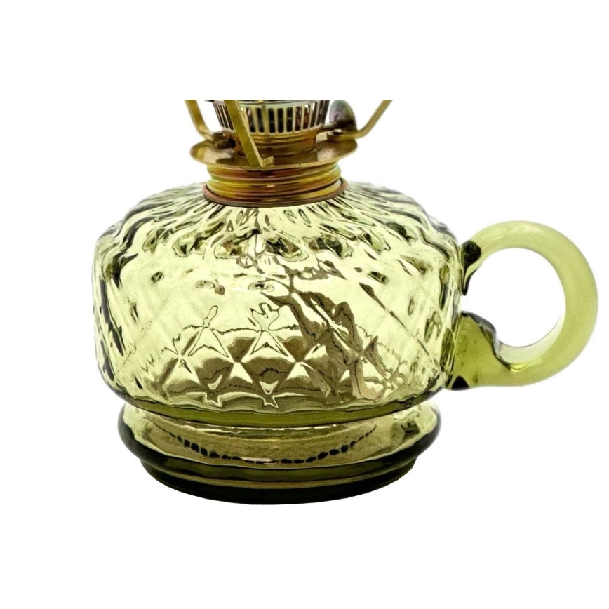 Candeeiro a óleo MONIKA 34 cm verde floresta