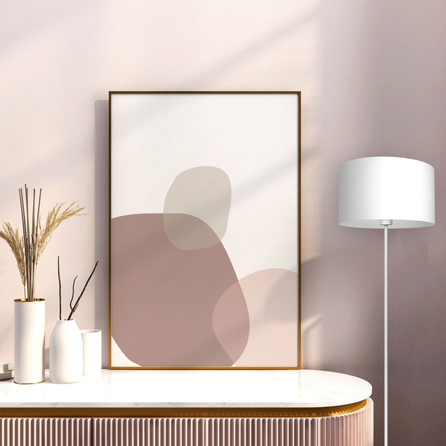 Candeeiro de chão ARDEN 1xE27/60W/230V branco