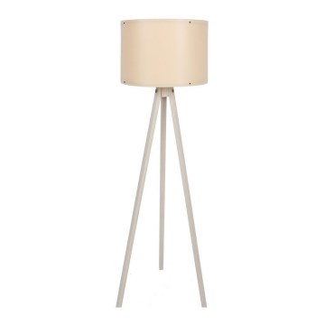 Candeeiro de chão AYD 1xE27/60W/230V creme/bege