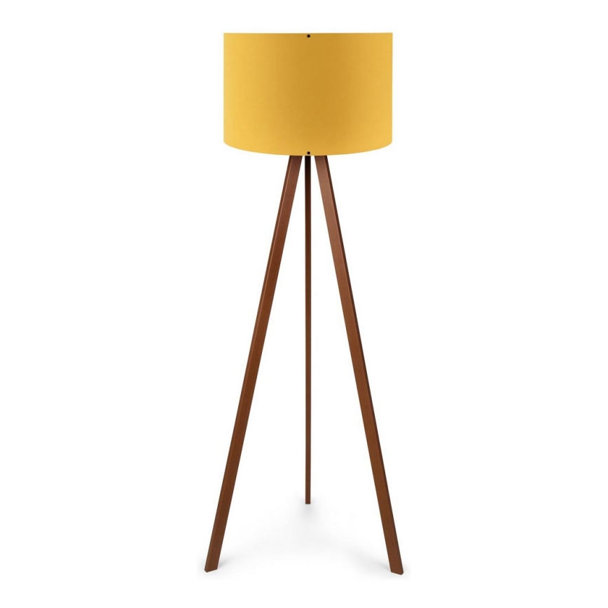 Candeeiro de chão AYD 1xE27/60W/230V laranja/castanho