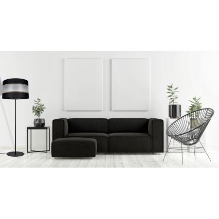 Candeeiro de chão CORAL 1xE27/60W/230V preto