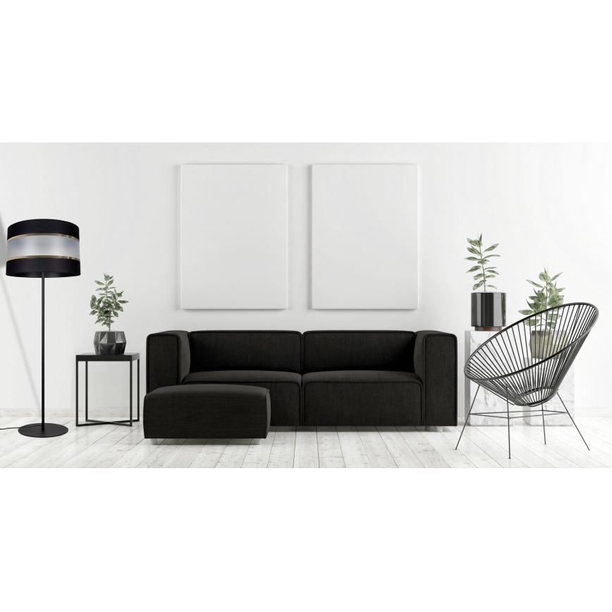 Candeeiro de chão CORAL 1xE27/60W/230V preto