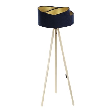 Candeeiro de chão GALAXY 1xE27/60W/230V azul/bege