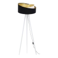 Candeeiro de chão GALAXY 1xE27/60W/230V preto/branco