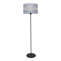 Candeeiro de chão HELEN 1xE27/15W/230V cinzento/preto
