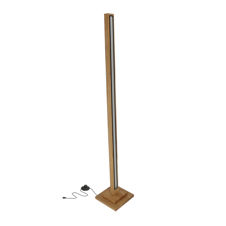 Candeeiro de chão LED ALSET LED/18W/230V carvalho