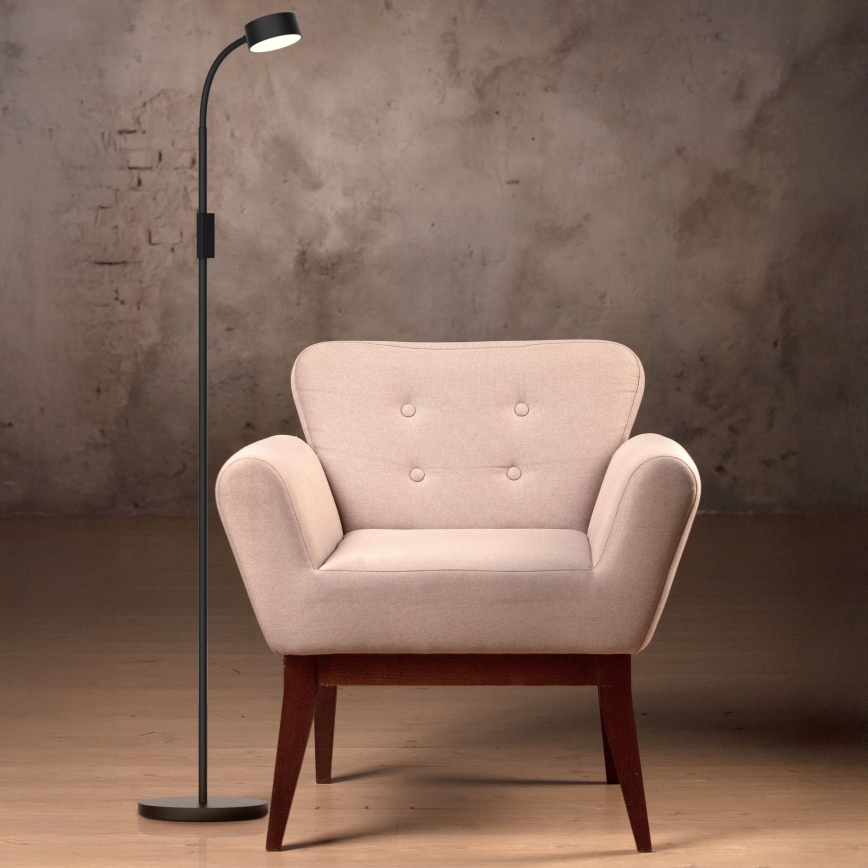 Candeeiro de chão LED para exterior tátil com regulação BRUNO LED/3W/230V 3000/4000/6500K preto