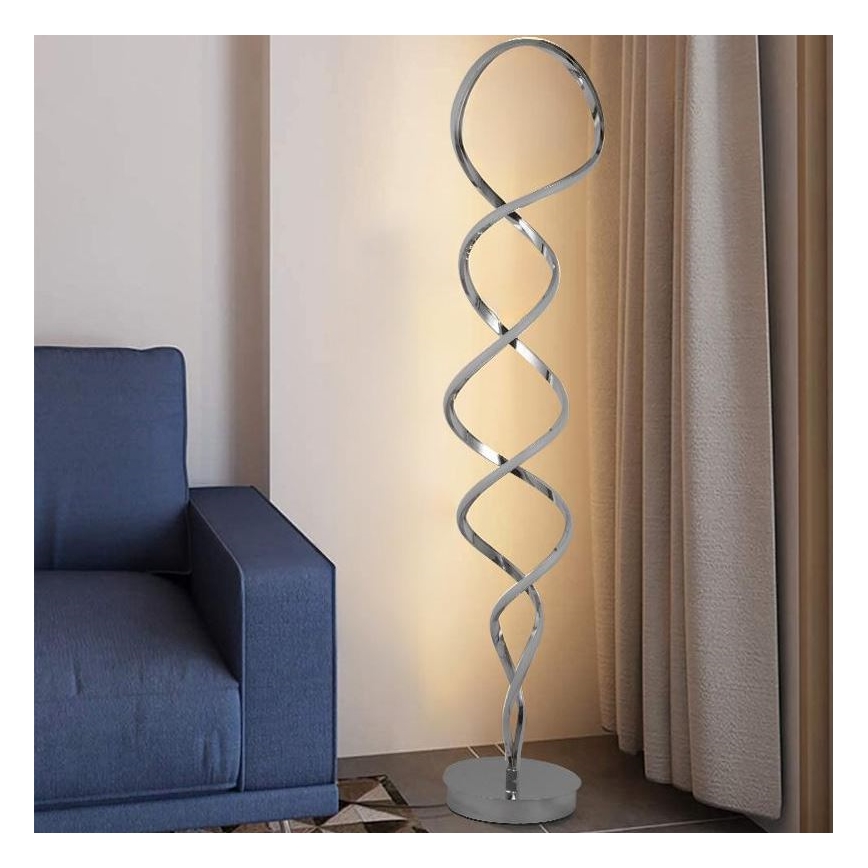 Candeeiro de chão LED com regulação LED/90W/230V 3000-6500K + comando