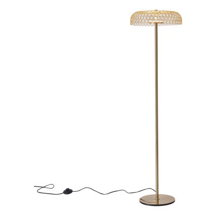 Candeeiro de chão LED LED/10W/230V 3000K dourado