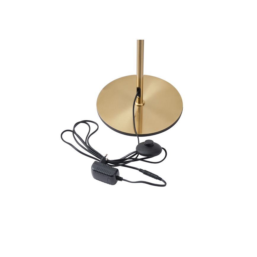 Candeeiro de chão LED LED/10W/230V 3000K dourado