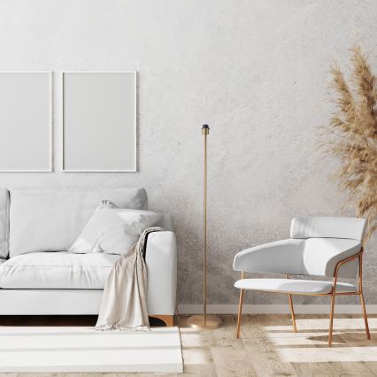 Candeeiro de chão SCARLET 1xE27/W/230V 140 cm dourado