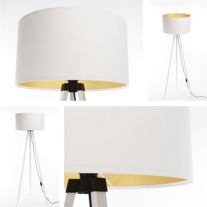 Candeeiro de chão STANDART 1xE27/60W/230V branco