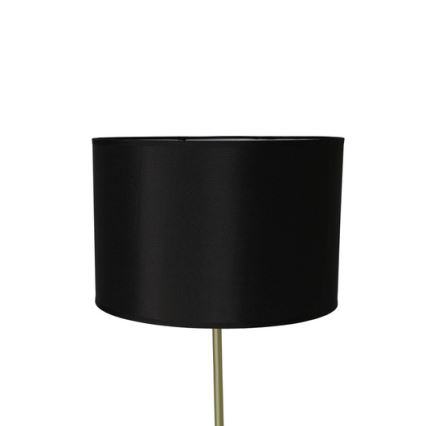 Candeeiro de chão TEGOLA 1xE27/60W/230V preto/dourado