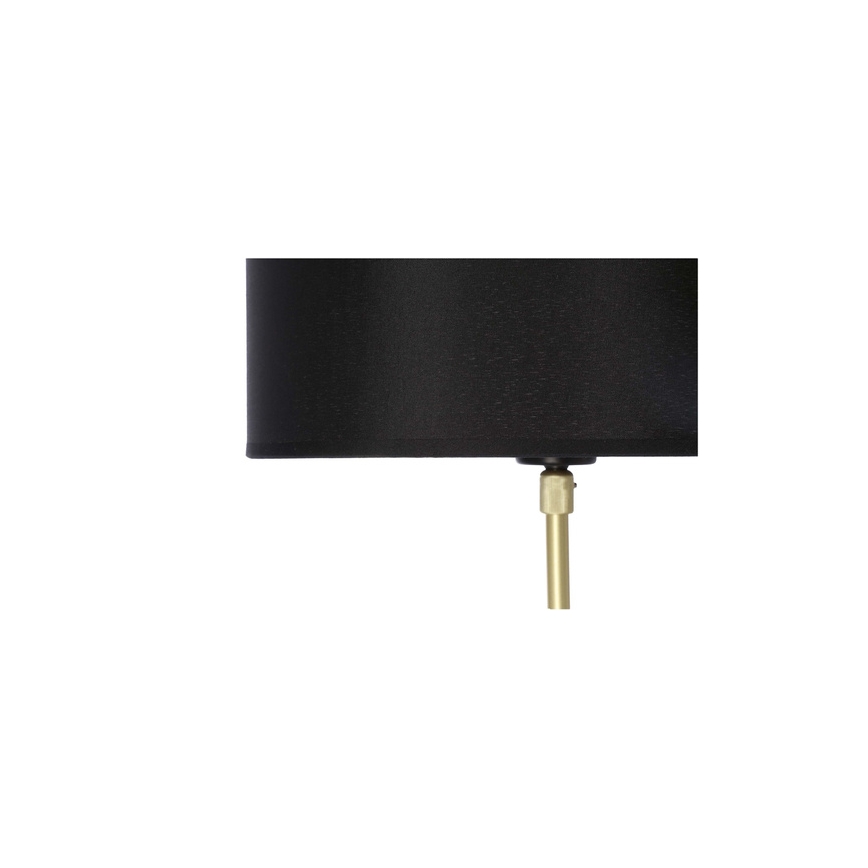 Candeeiro de chão TEGOLA 1xE27/60W/230V preto/dourado