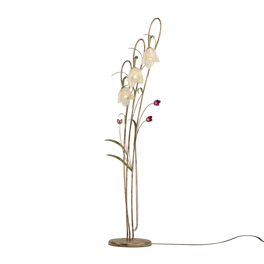 Candeeiro de chão TULIPANO 3xE14/40W/230V