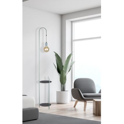 Candeeiro de chão WALK 1xE27/40W/230V turquesa