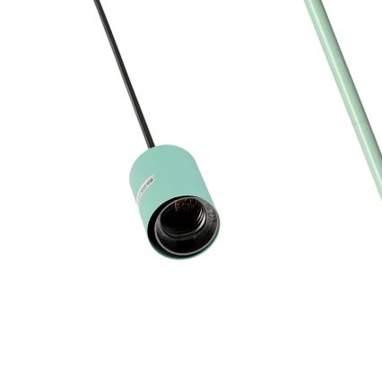 Candeeiro de chão WALK 1xE27/40W/230V turquesa