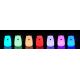 Candeeiro de criança LED RGB de toque BEAR LED/0,8W/5V pink + USB
