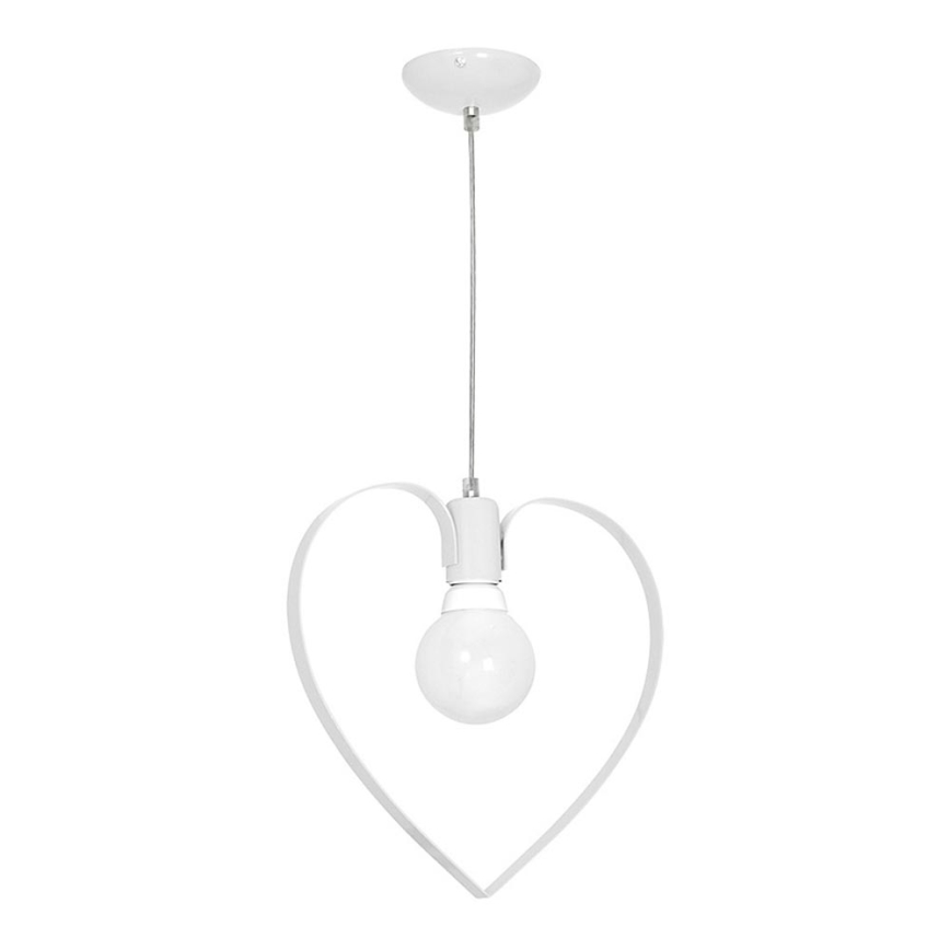 Candeeiro de criança LOVE 1xE27/60W/230V branco