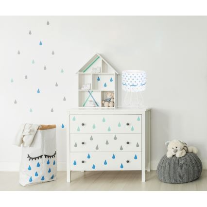 Candeeiro de criança PIKKI 1xE27/60W/230V azul