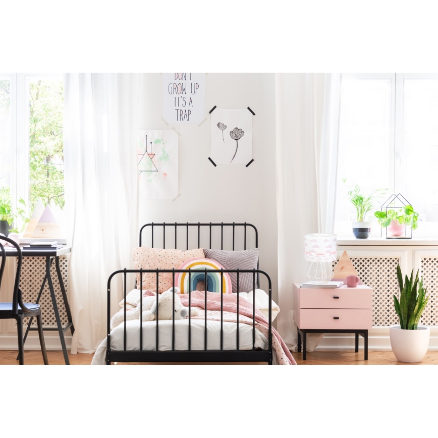 Candeeiro de criança PIKKI 1xE27/60W/230V rosa