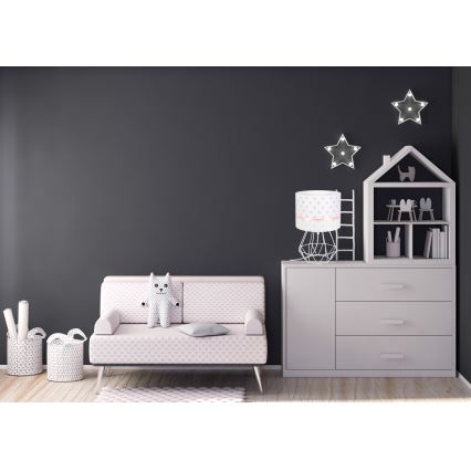 Candeeiro de criança PIKKI 1xE27/60W/230V rosa