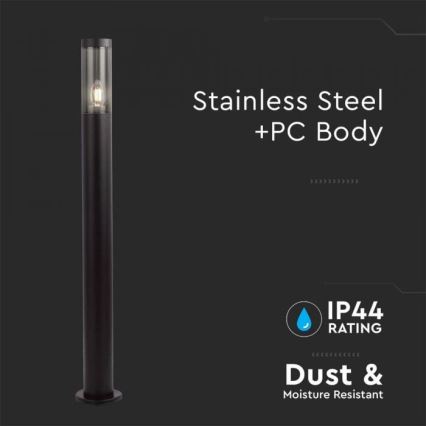 Candeeiro de exterior 1xE27/18W/230V IP44 100 cm