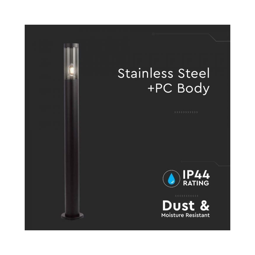 Candeeiro de exterior 1xE27/18W/230V IP44 100 cm