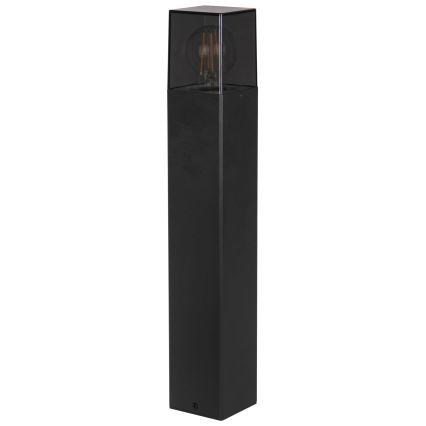 Candeeiro de exterior 1xE27/40W/230V IP44 50 cm preto/vidro fumado
