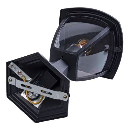 Candeeiro de exterior FOX 1xE27/40W/230V IP44 preto antigo