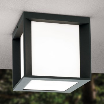 Candeeiro de exterior HENRY 1xE27/15W/230V 16x16 cm IP44 antracite