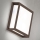 Candeeiro de exterior HENRY 2xE27/15W/230V 26x26 cm IP44 castanho